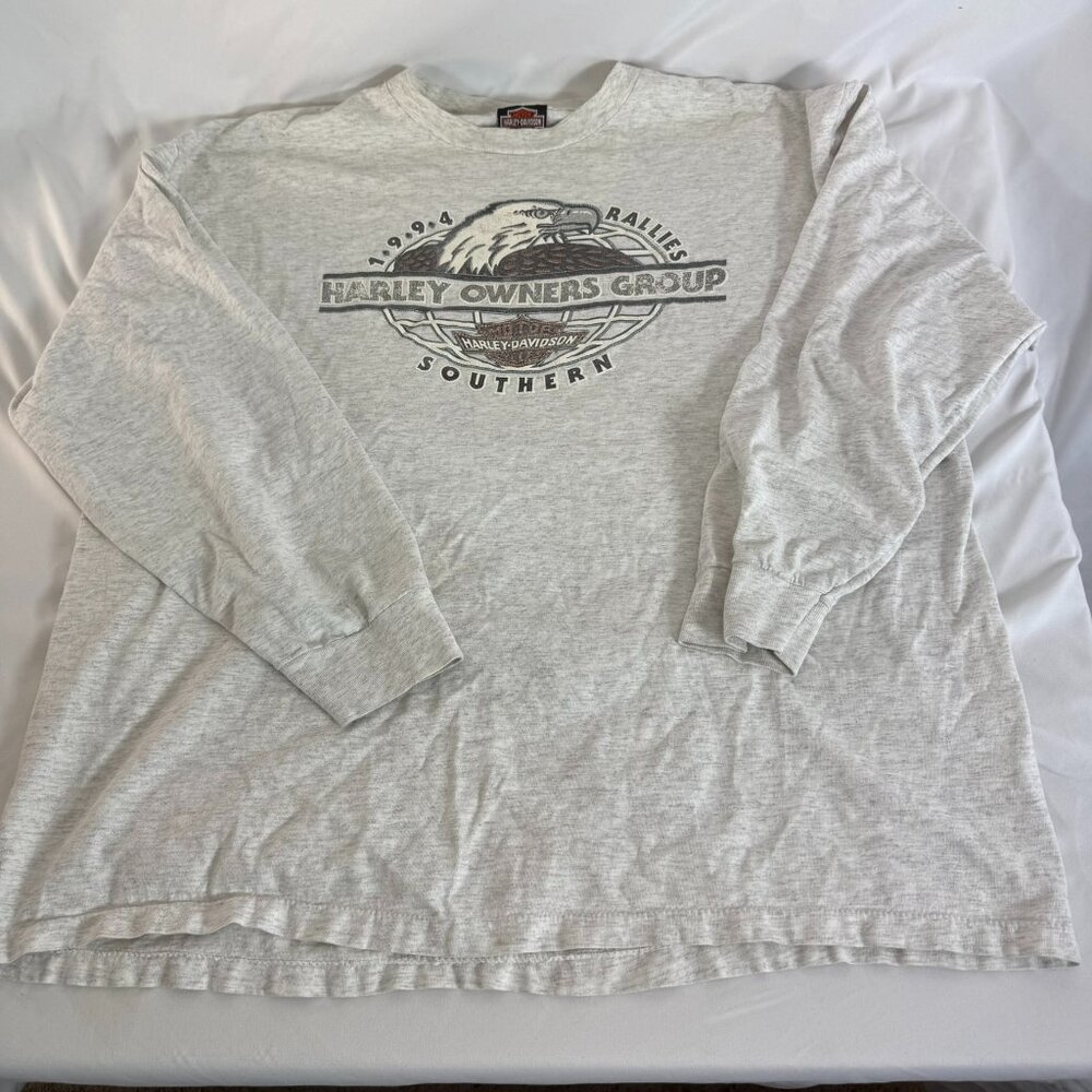 Harley Davidson Asheville Southern Rally Long Sleeve T-Shirt North Carolina 2XL